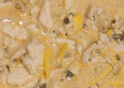 Hähnchengeschnetzeltes mit Currysoße