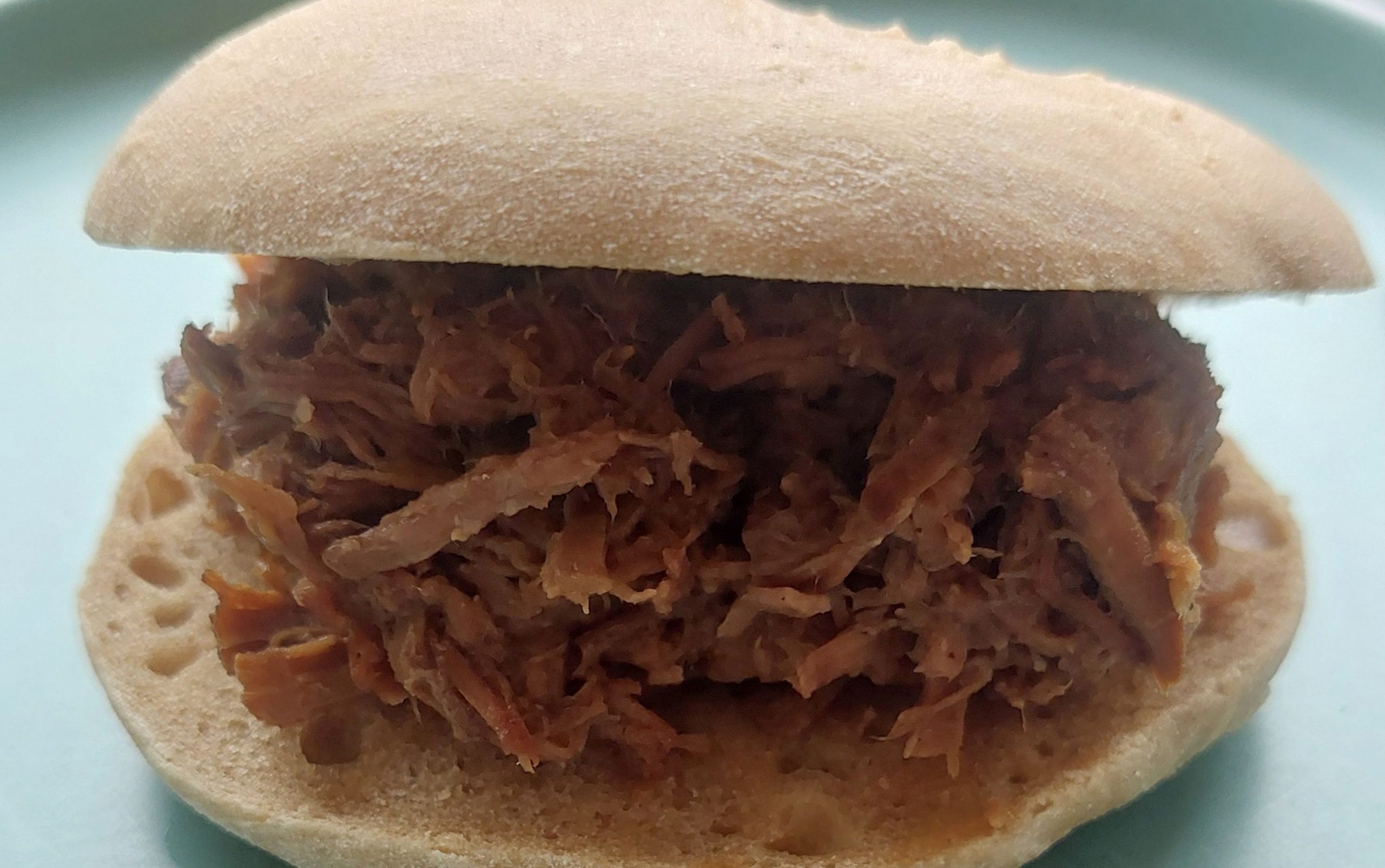 Pulled Beef mit Schwarzbier